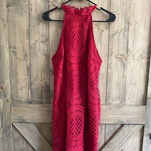 Lace Halter Dress
